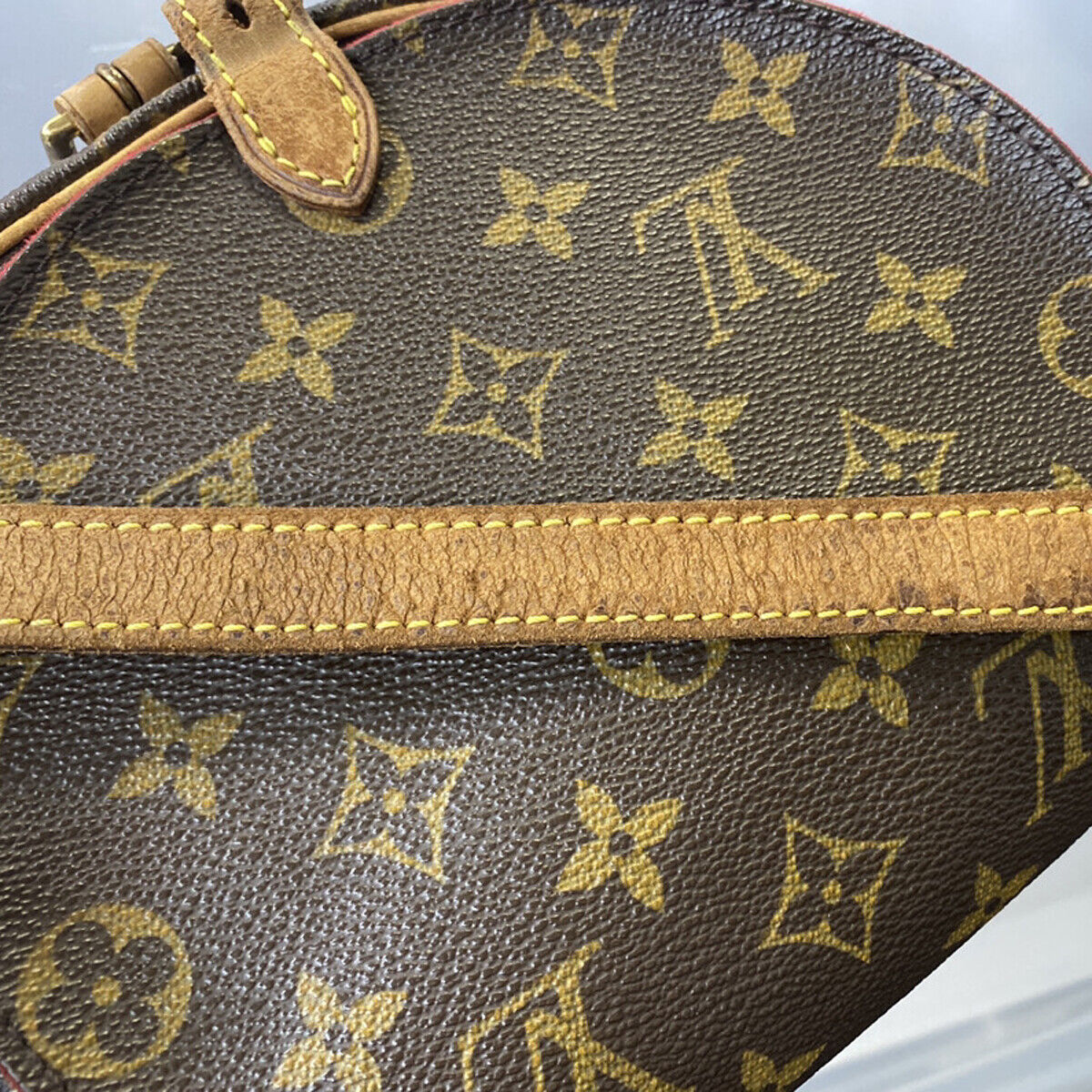 LOUIS VUITTON LV Tambourine Shoulder Bag Monogram Leather Brown M51179 87YG542