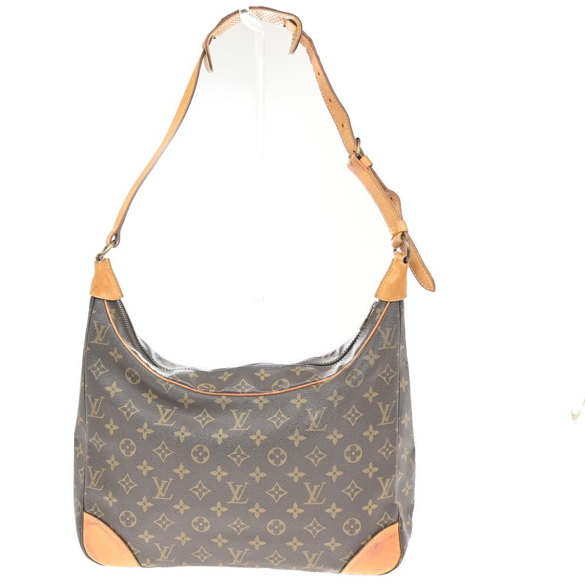 LOUIS VUITTON Boulogne 35 Shoulder Bag Monogram Leather Brown M51260 82KC655
