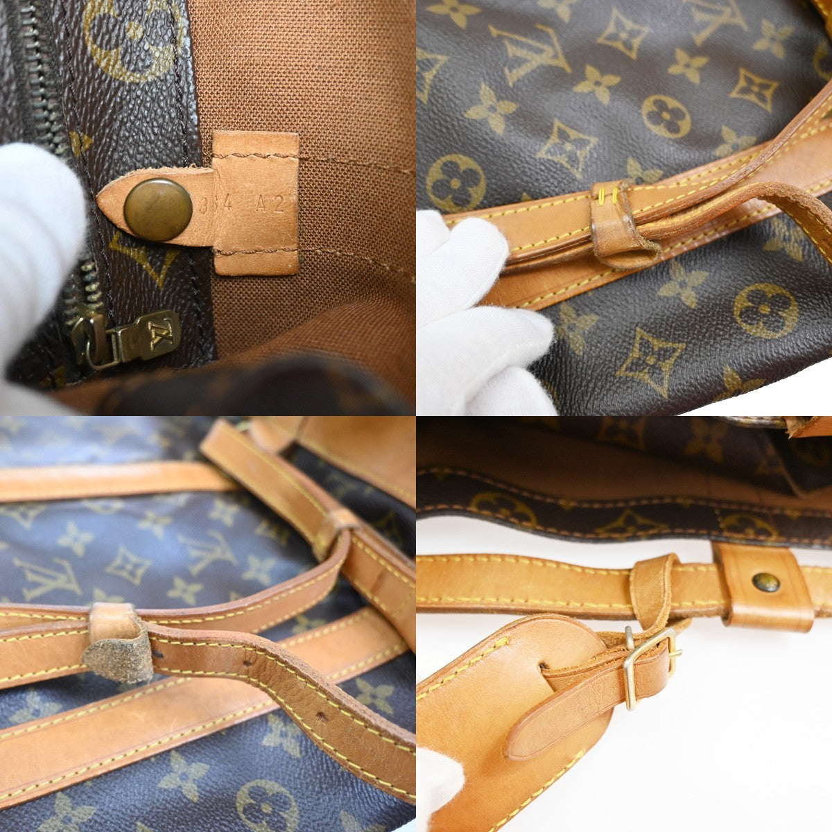LOUIS VUITTON LV Randonnee GM Shoulder Bag Monogram Leather Brown M42244 86SA067
