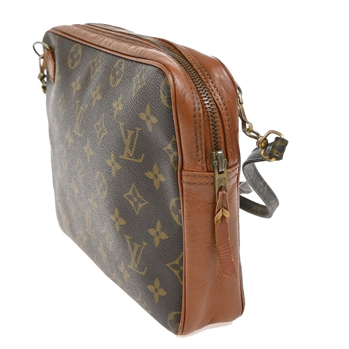 LOUIS VUITTON Pochette Sport Shoulder Bag Monogram Brown N0.183 04FC040