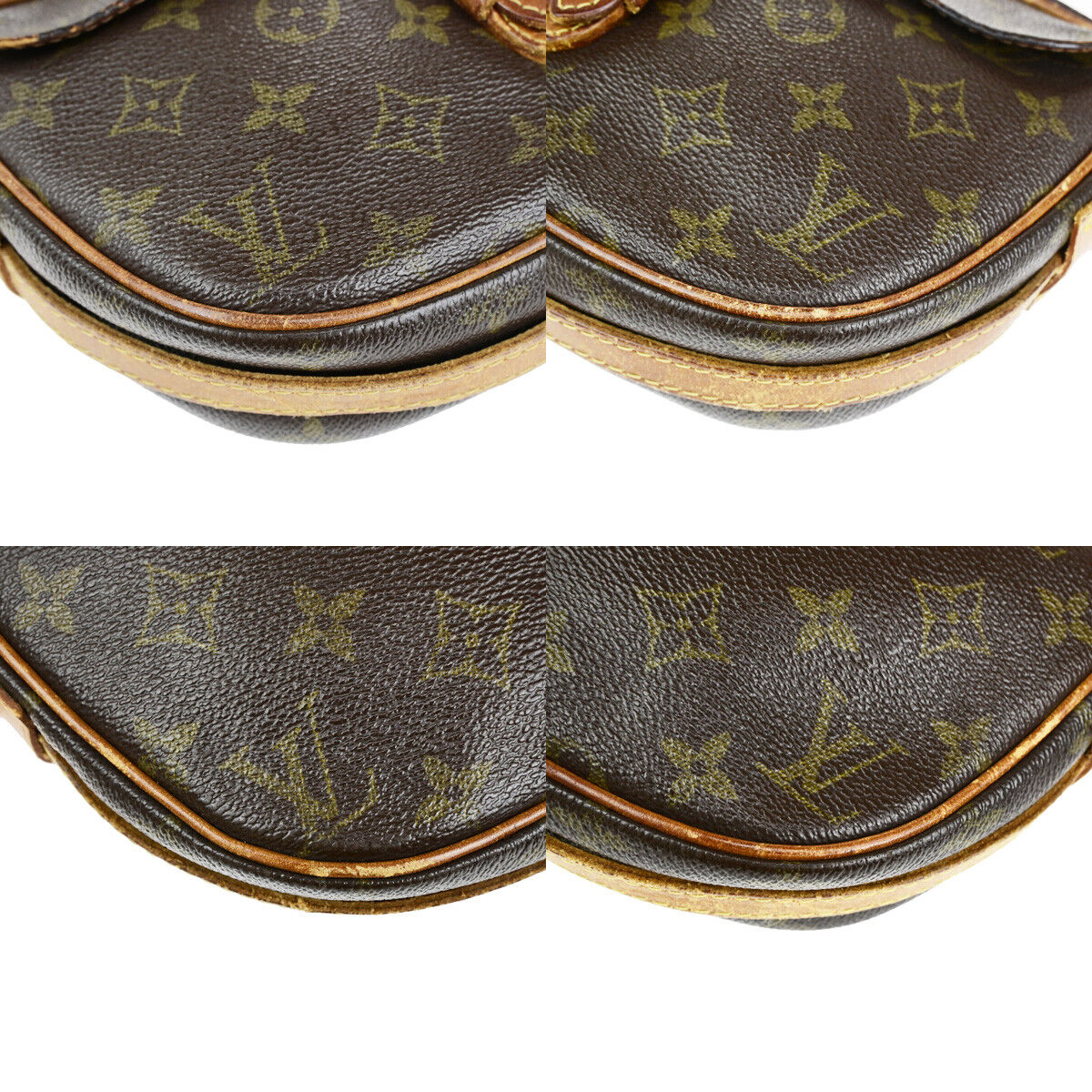 LOUIS VUITTON Jeune Fille PM Shoulder Bag Monogram Leather Brown M51227 67SJ522