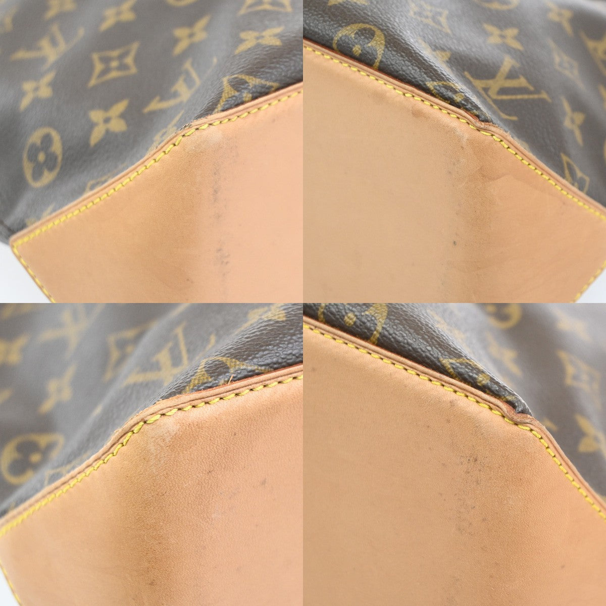LOUIS VUITTON Cabas Piano Shoulder Bag Monogram Leather Brown M51148 28CA579