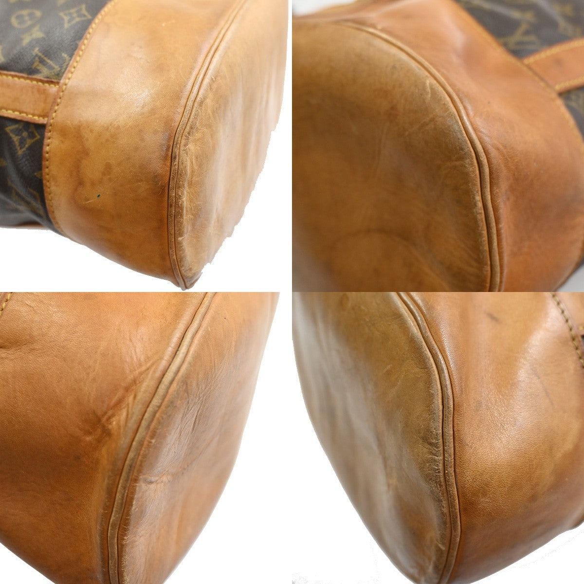 LOUIS VUITTON LV Randonnee GM Shoulder Bag Monogram Leather Brown M42244 86SA067