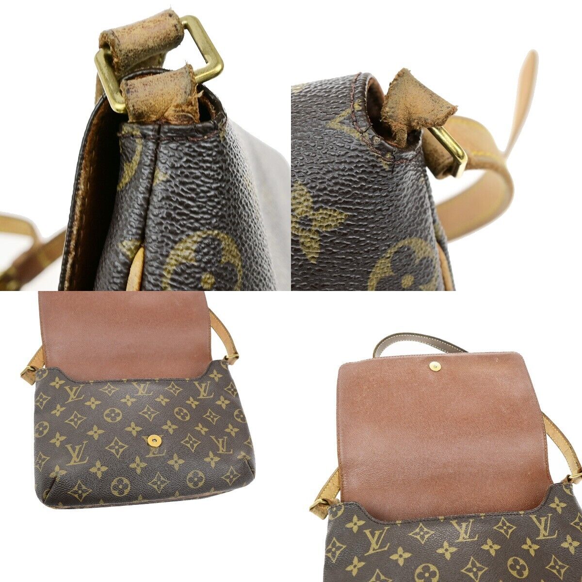 LOUIS VUITTON Musette Tango Short Shoulder Bag Monogram Leather M51257 61EE001