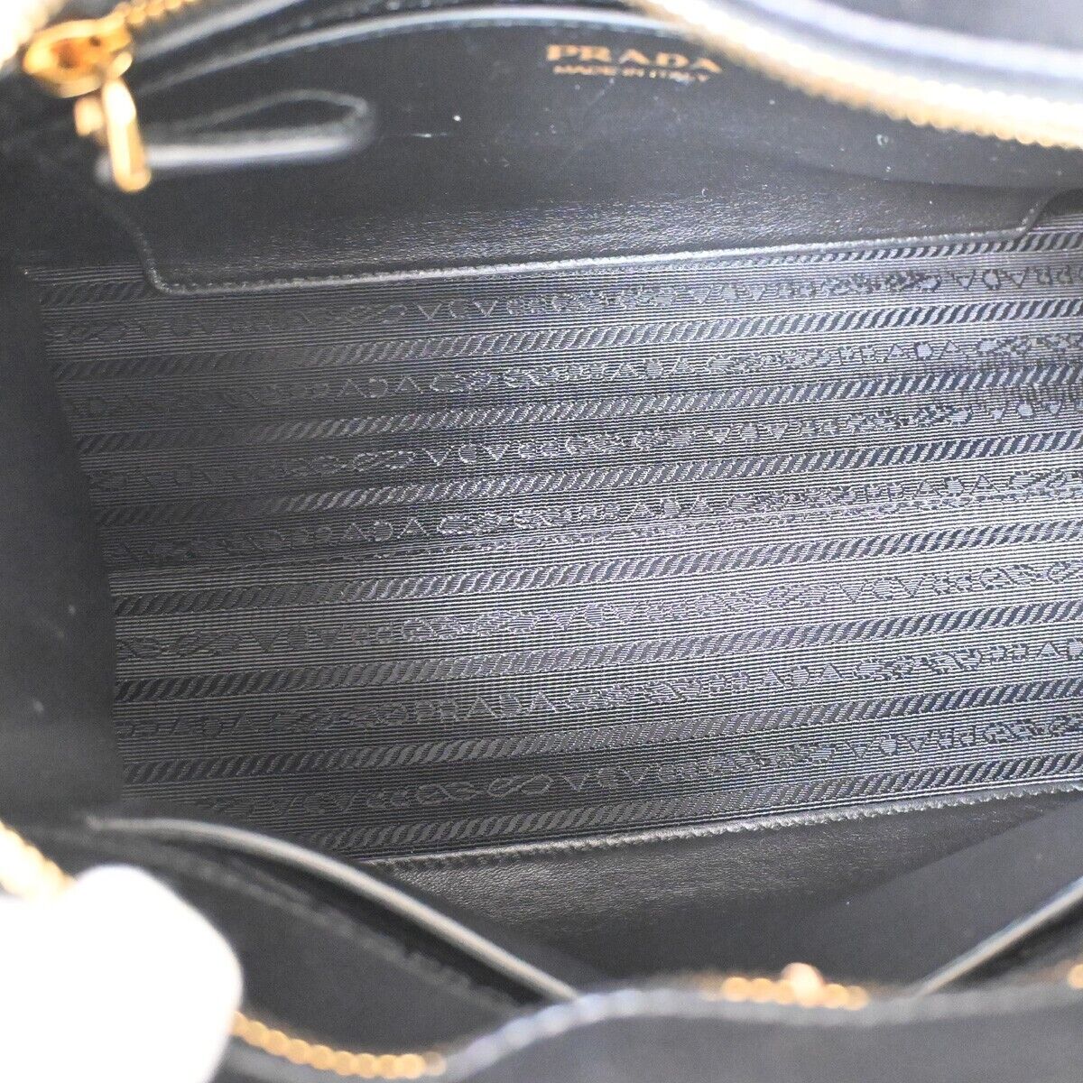 PRADA MILANO Esplanade 2Way Shoulder Hand Bag Saffiano Leather BK BX 52RJ279