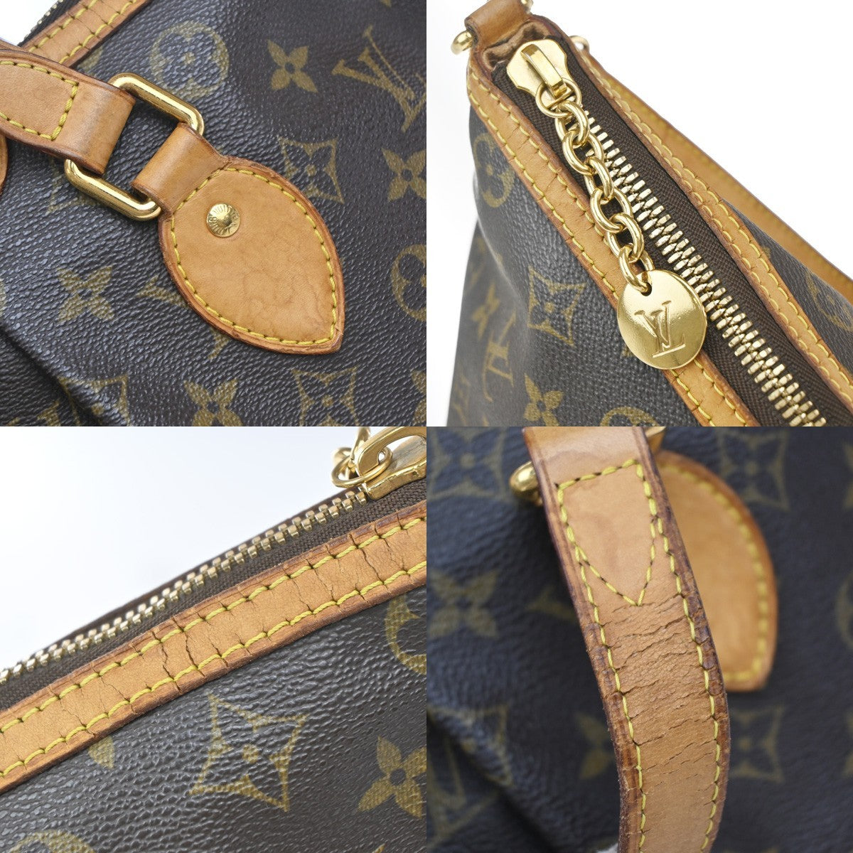 LOUIS VUITTON Palermo PM Shoulder Hand Bag Monogram Leather BN M40145 16KP600