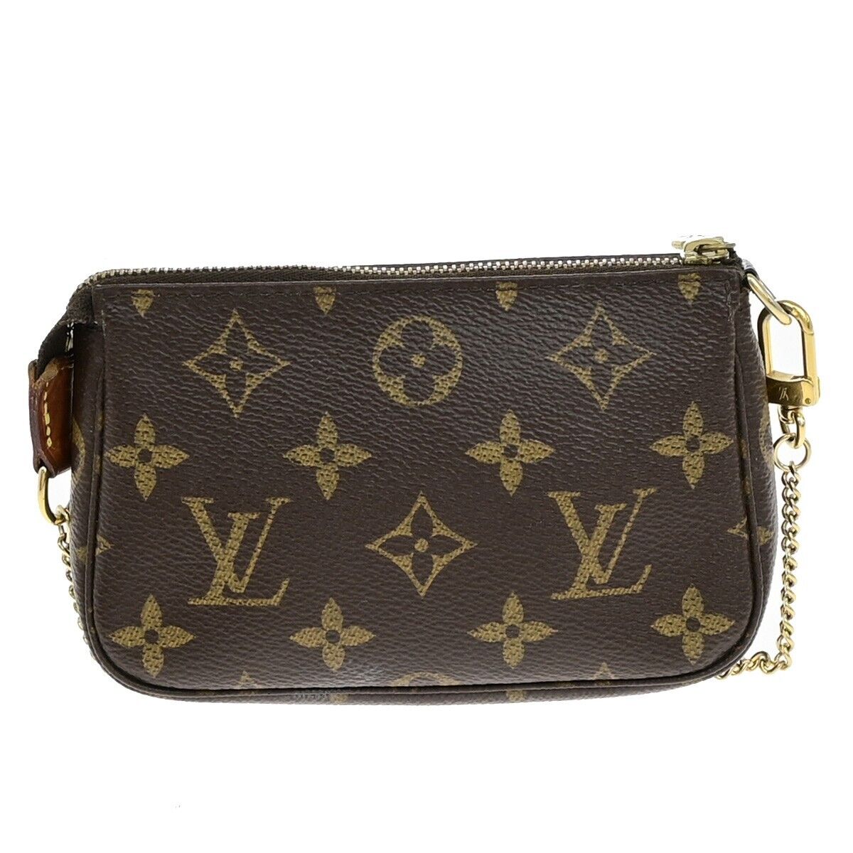 LOUIS VUITTON Mini Pochette Accessoires Hand Bag Monogram Leather M58009 35ED788