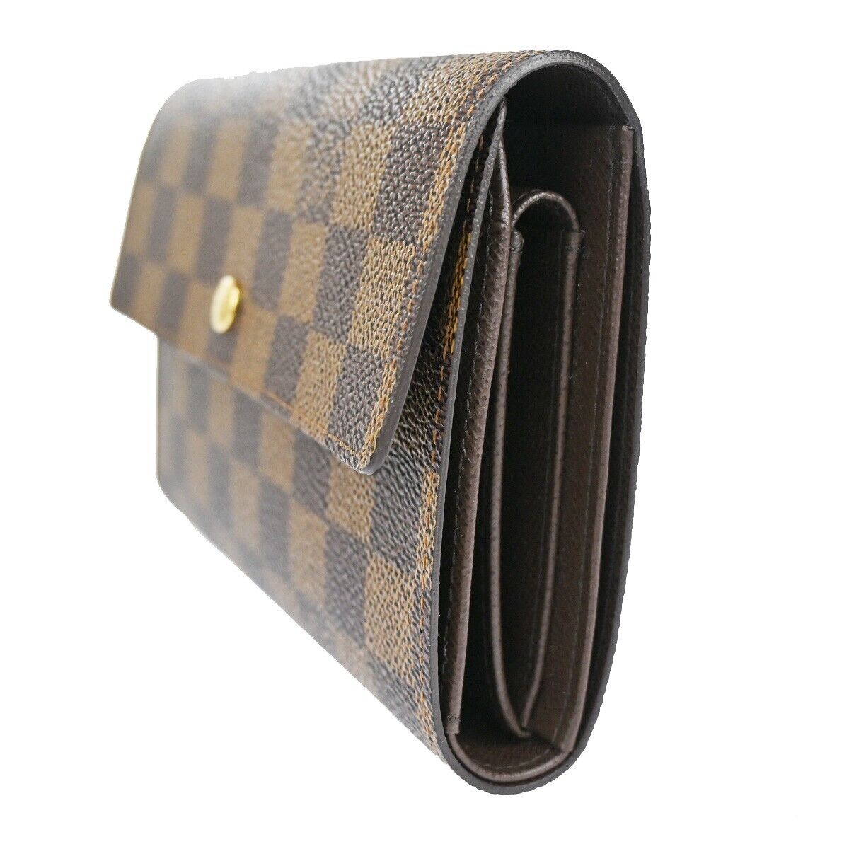 LOUIS VUITTON Porte Tresor Etui Papier Trifold Wallet Damier BN N61202 18RJ327