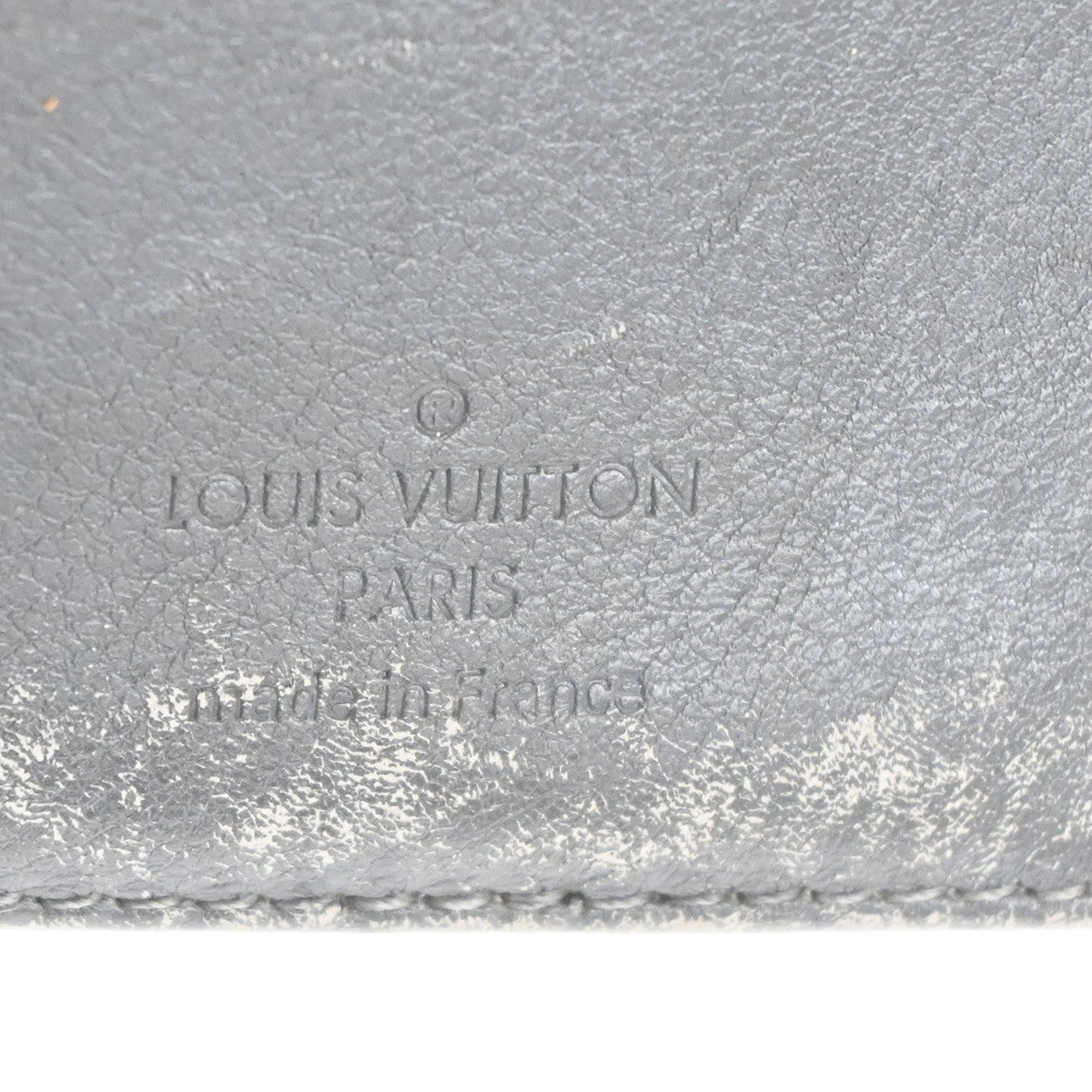 LOUIS VUITTON Portefeuille Amelia Wallet Monogram Mahina Gray M93761 09KC396