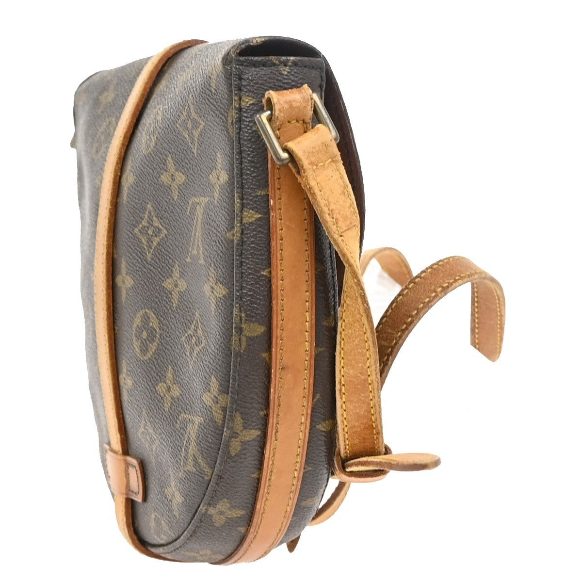 LOUIS VUITTONI Chantilly MM Shoulder Bag Monogram Leather Brown M51233 65AA213