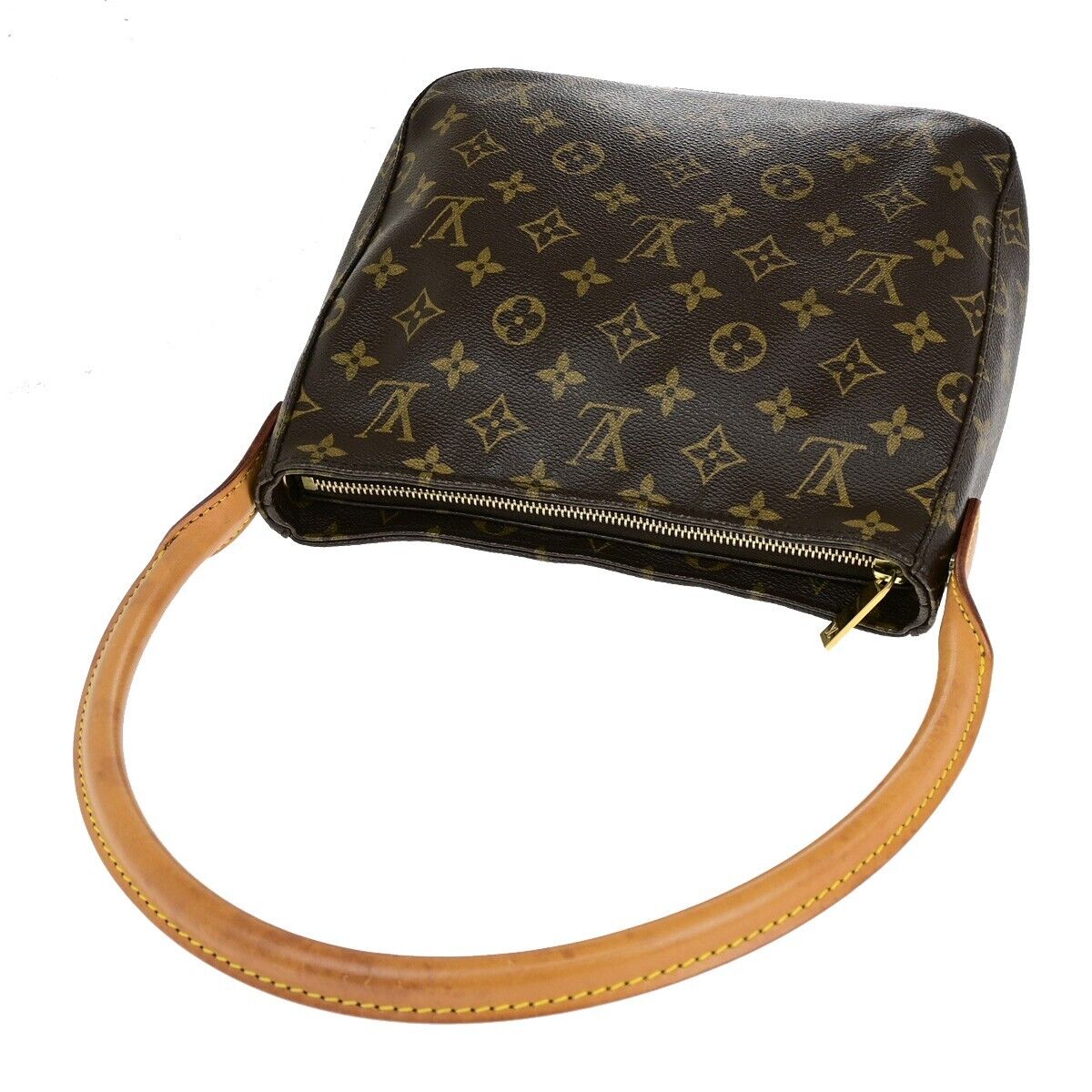 LOUIS VUITTON Looping MM Shoulder Bag Monogram Leather BN France M51146 77ED087
