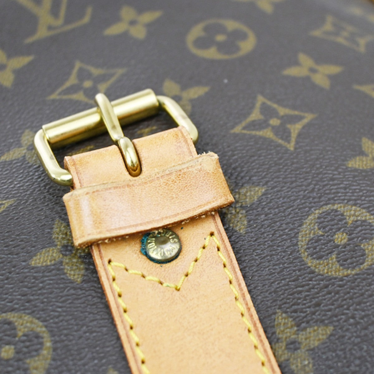 Louis Vuitton Sac Chasse Shoulder Hand Bag Monogram Leather Brown M41140 95PA019