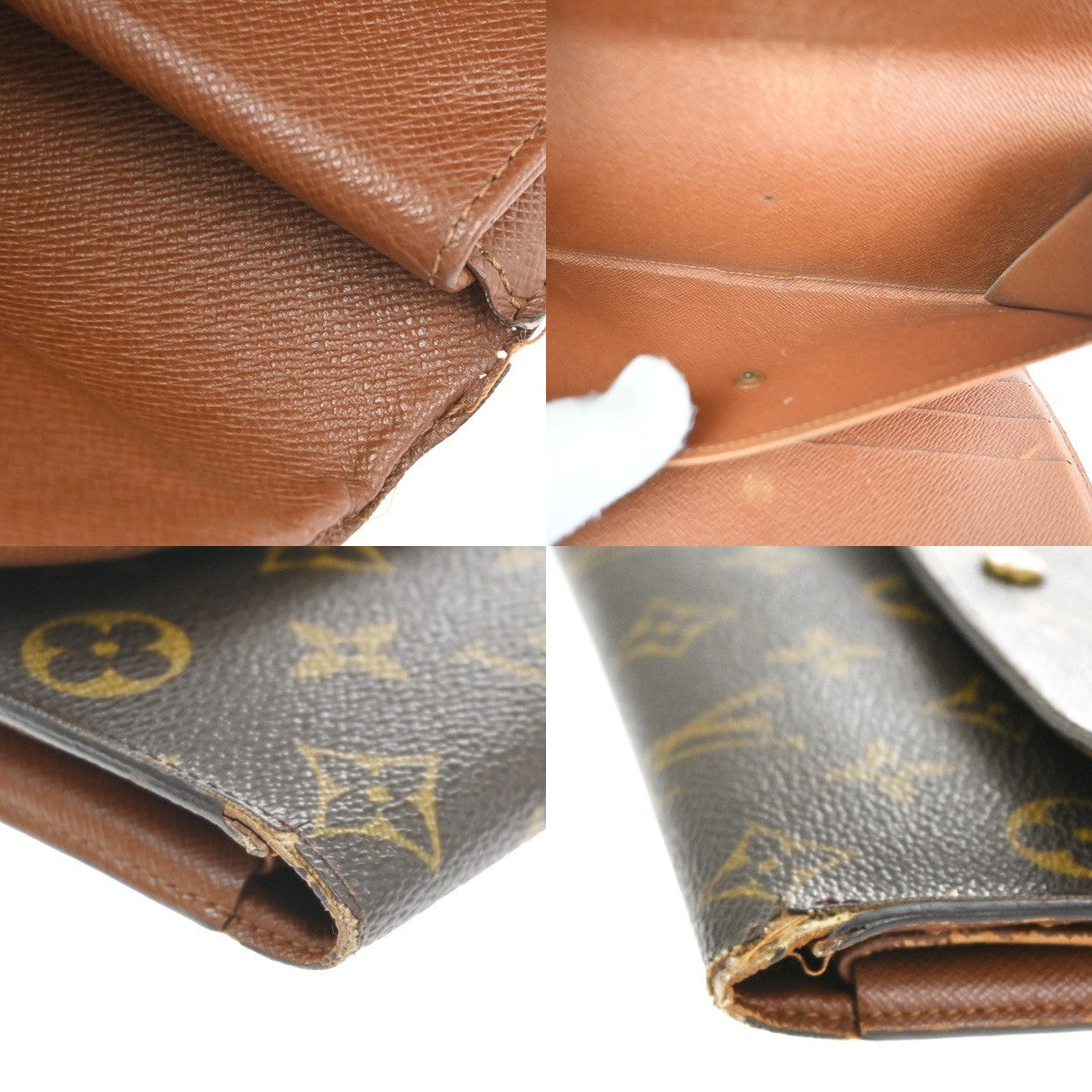 LOUIS VUITTON LV  International  5 Set Wallet Monogram Damier Leather BN 62KD076