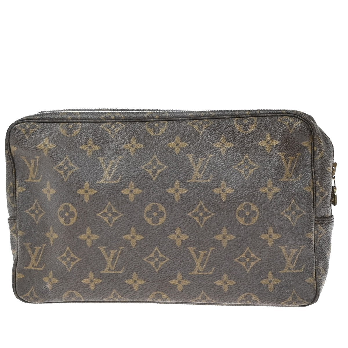 LOUIS VUITTON Trousse Toilette 28 Clutch Hand Bag Monogram Brown M47522 67EG335