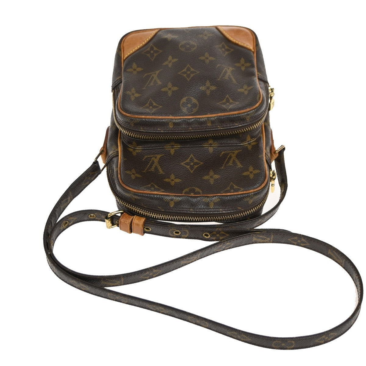 LOUIS VUITTON Amazon Crossbody Shoulder Bag Monogram Leather BN M45236 34DA045