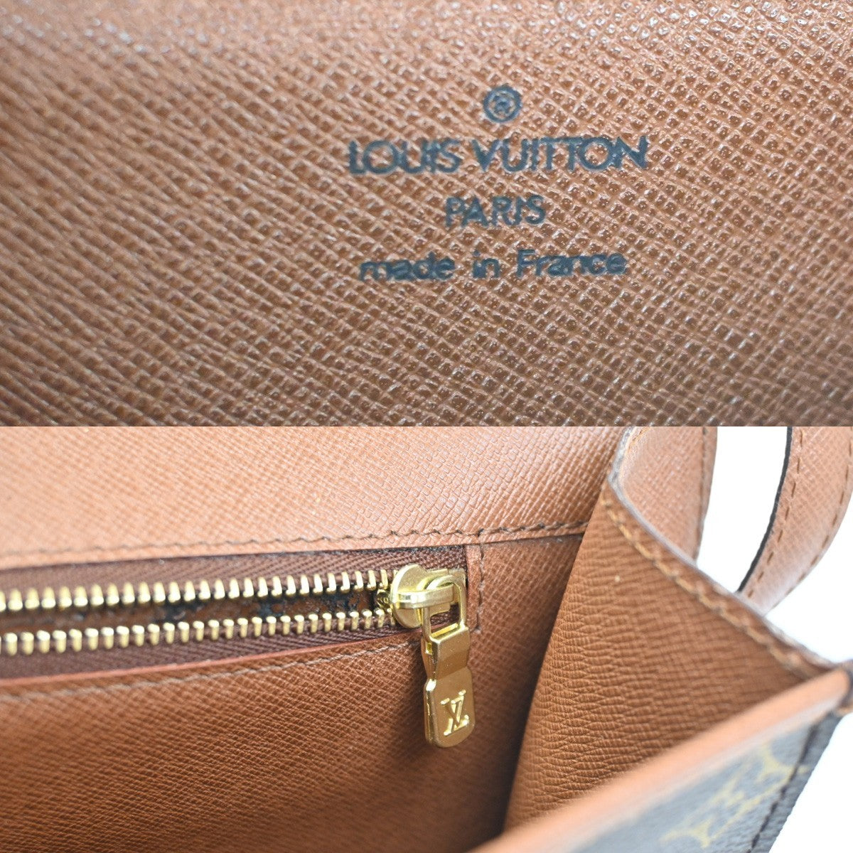 LOUIS VUITTON Bordeaux 2Way Shoulder Clutch Bag Monogram Leather M51797 65CB005