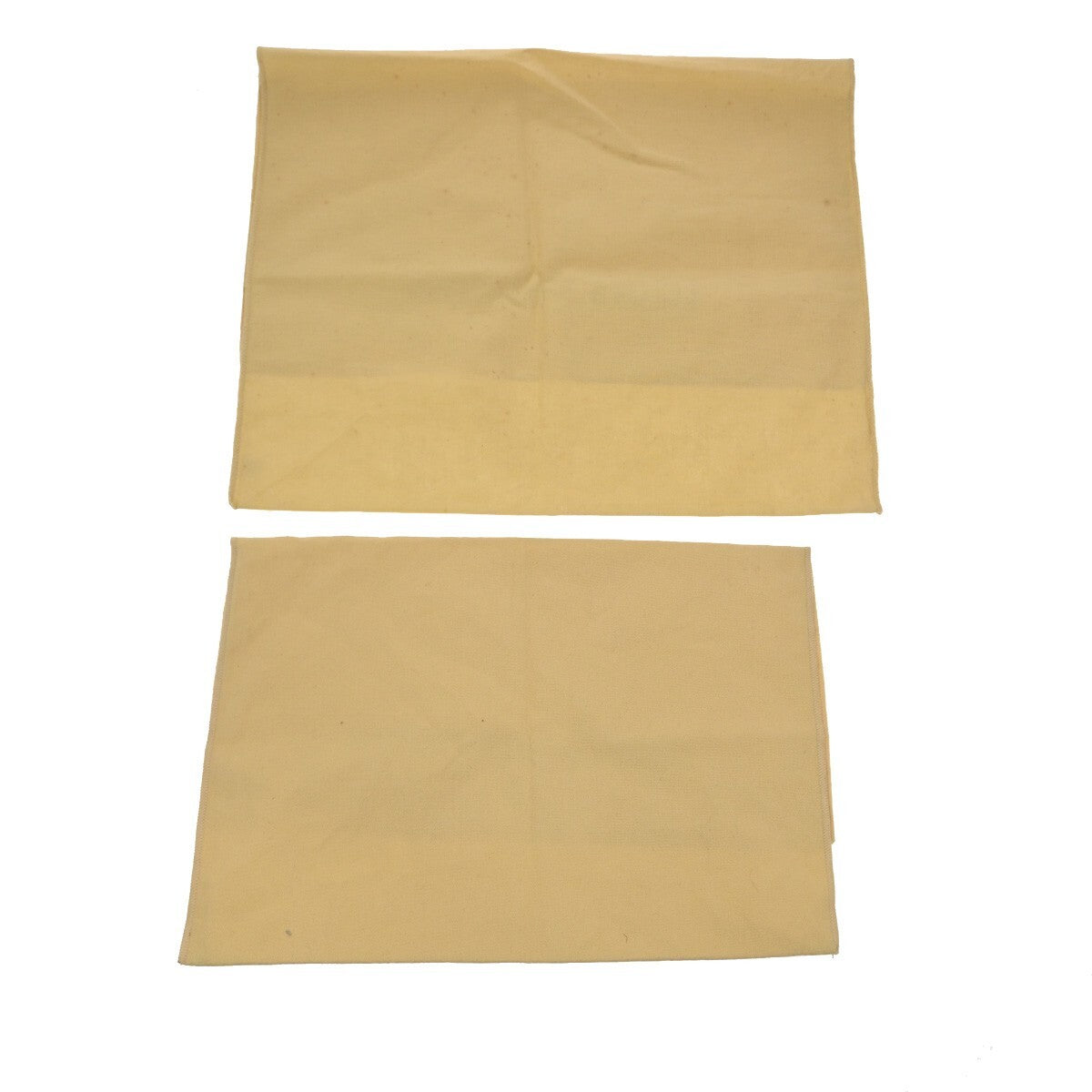 LOUIS VUITTON Logo 10 Set Dust Bag Drawstring Canvas Cotton Beige Brown 09FB554