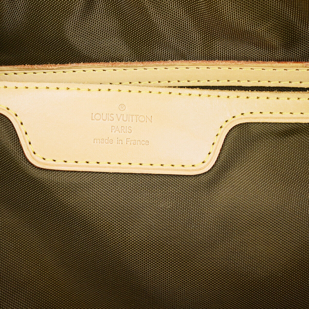 LOUIS VUITTON LV Logo Evasion Hand Bag Monogram Leather Brown M41443 75RK672
