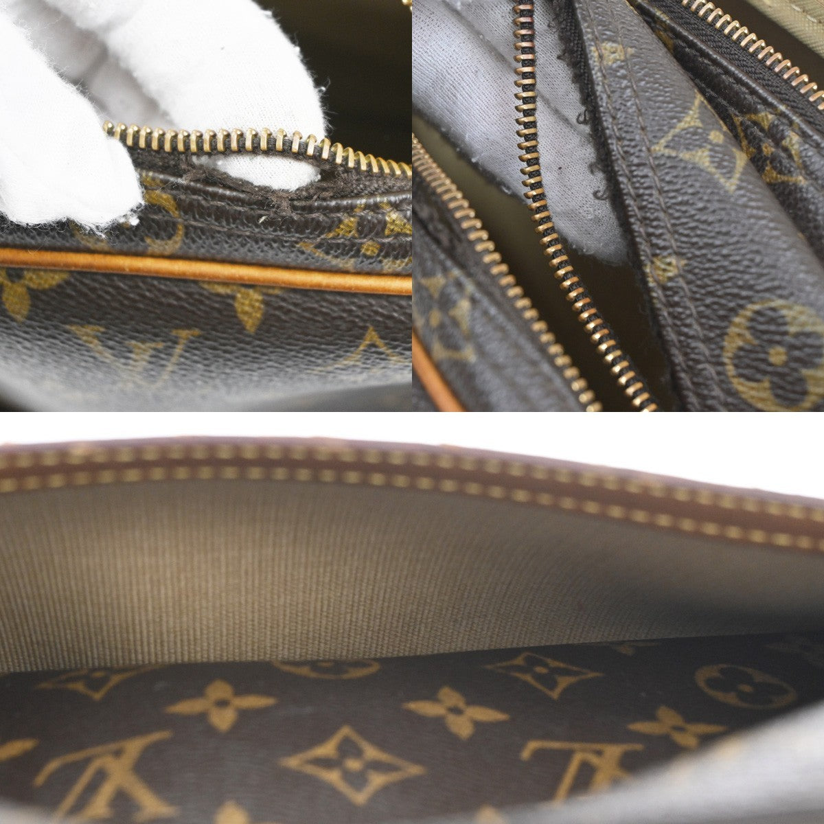 LOUIS VUITTON Reporter PM Crossbody Shoulder Bag Monogram Leather M45254 04CB023