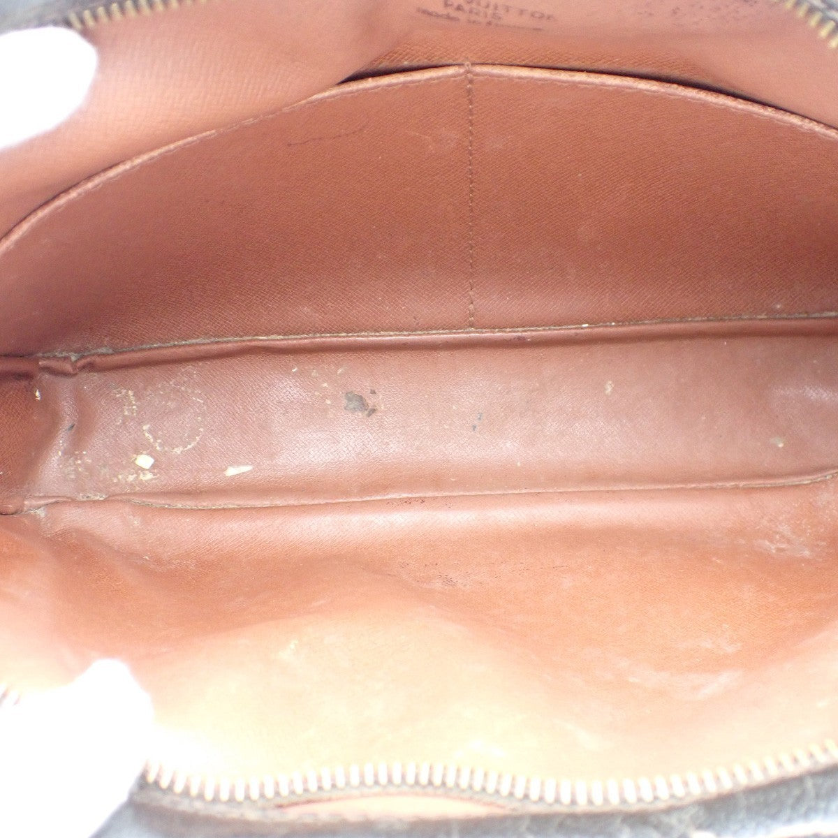 LOUIS VUITTON Compiegne 28 Clutch Hand Bag Monogram Leather Brown M51845 08KC322