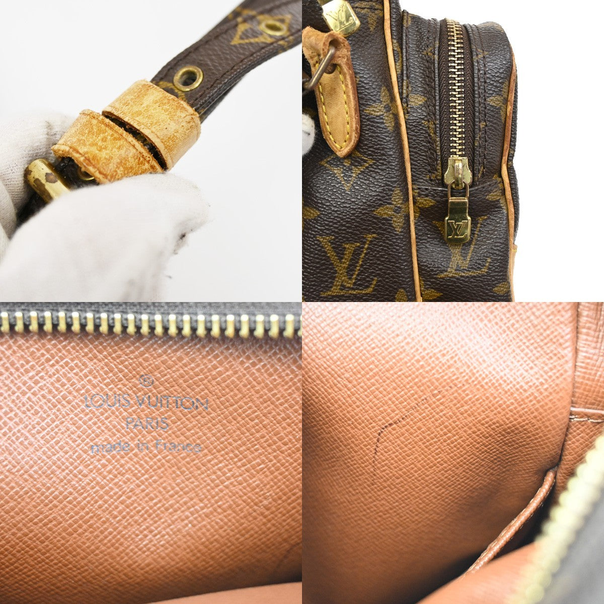 LOUIS VUITTON Amazon Shoulder Bag Monogram Leather Brown M45236 30TA041