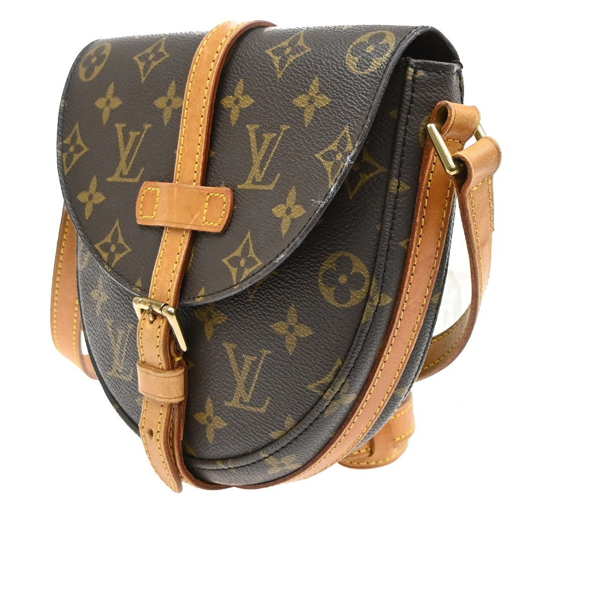 LOUIS VUITTON Chantilly PM Shoulder Bag Monogram Leather Brown M51234 86SA020