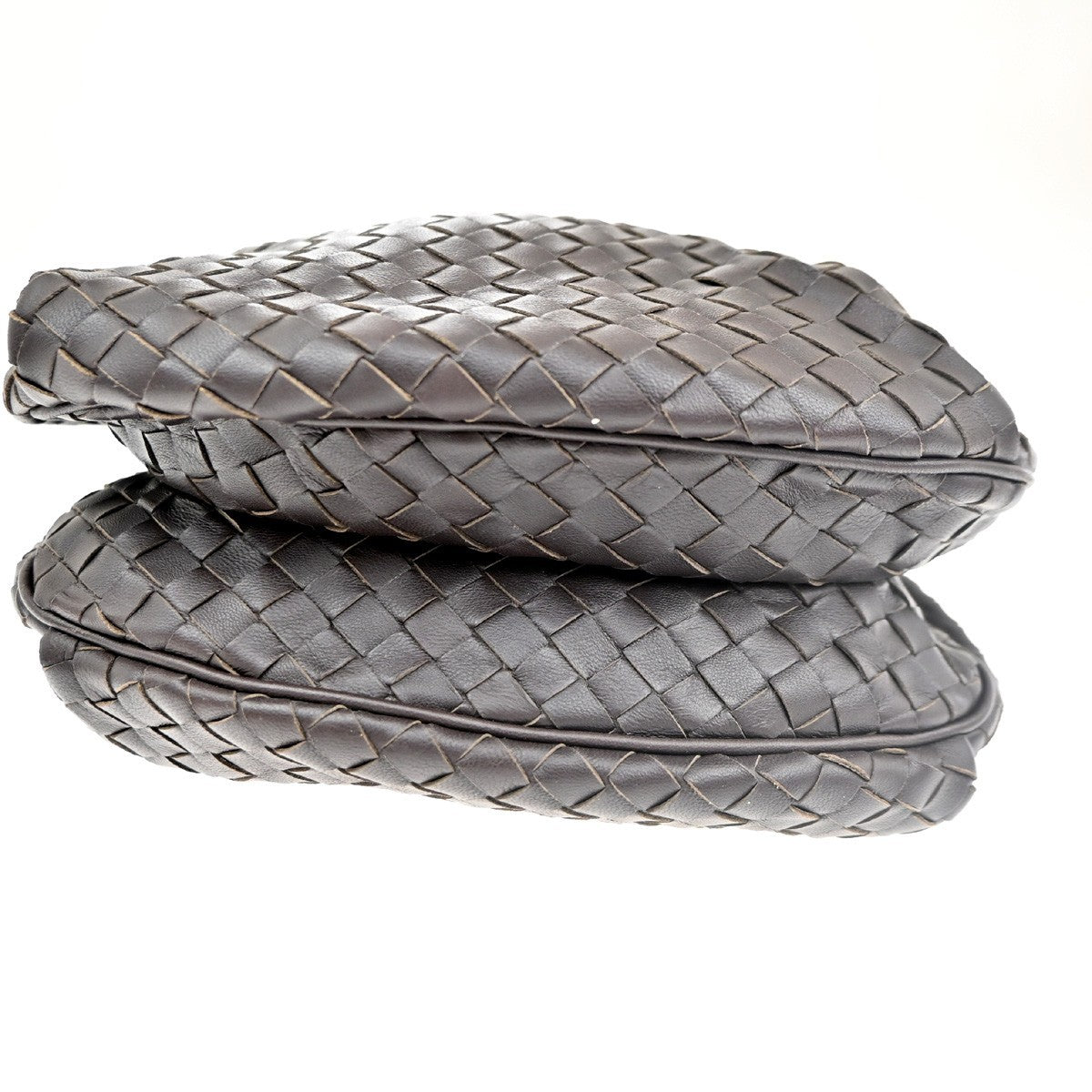 BOTTEGA VENETA Intrecciato Shoulder Bag Leather Brown Italy 245590 53RL672