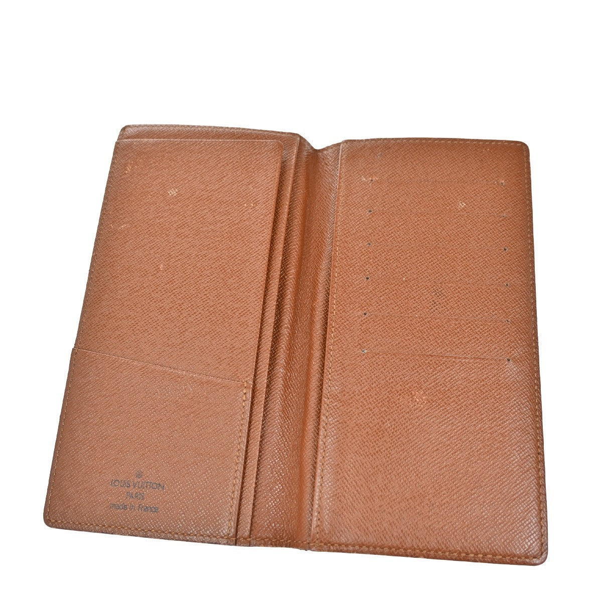 LOUIS VUITTON LV Logo 3 Set Long Wallet Key Case Monogram Leather Brown 02EF825