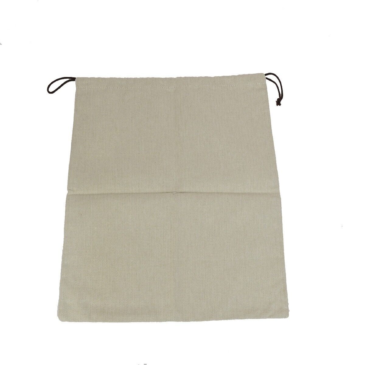HERMES H Logo 5 Set Dust Bag Drawstring Canvas Cotton Orange Brown Beige 02KA445