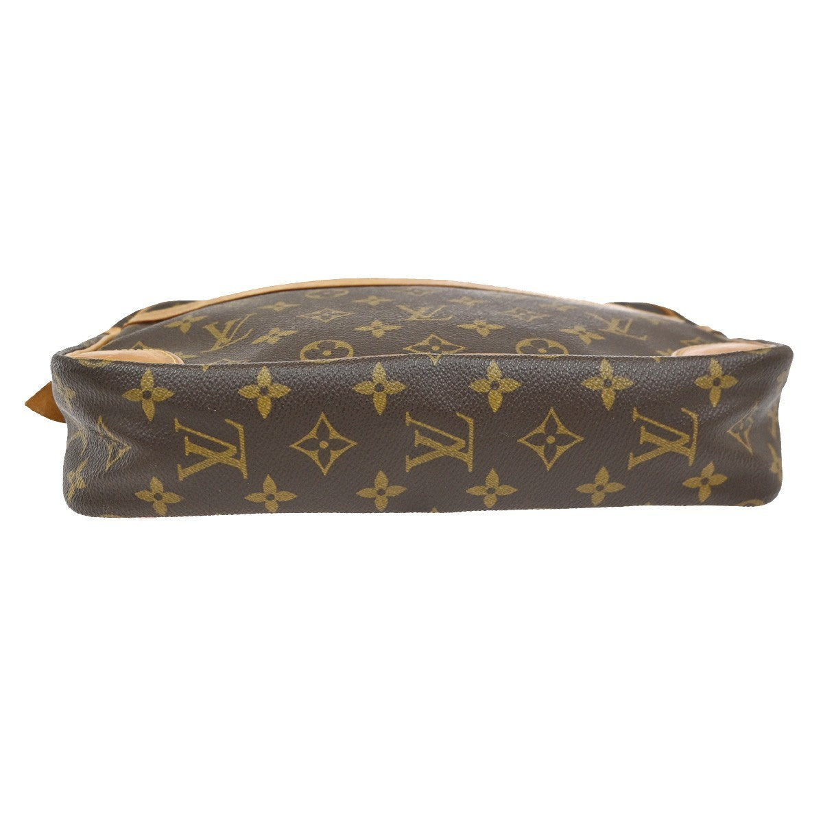 LOUIS VUITTON Compiegne 28 Clutch Bag Monogram Leather Brown GHW M51845 69CB013
