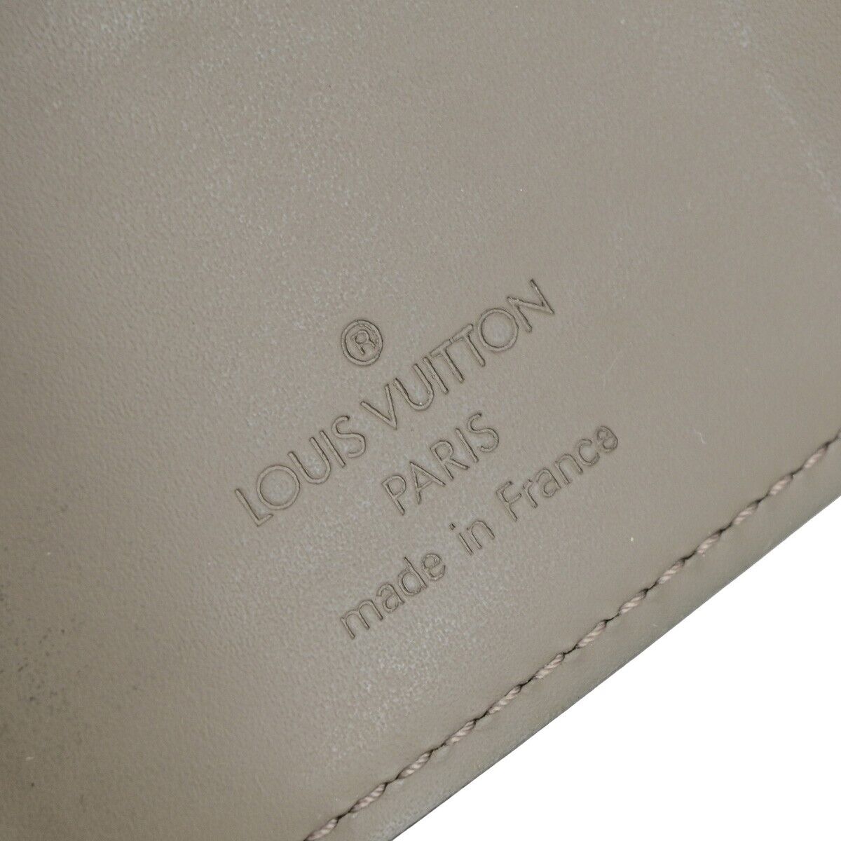 LOUIS VUITTON Porte Monnaie Elastic Wallet Epi Leather Pepper M6366C 01EB268