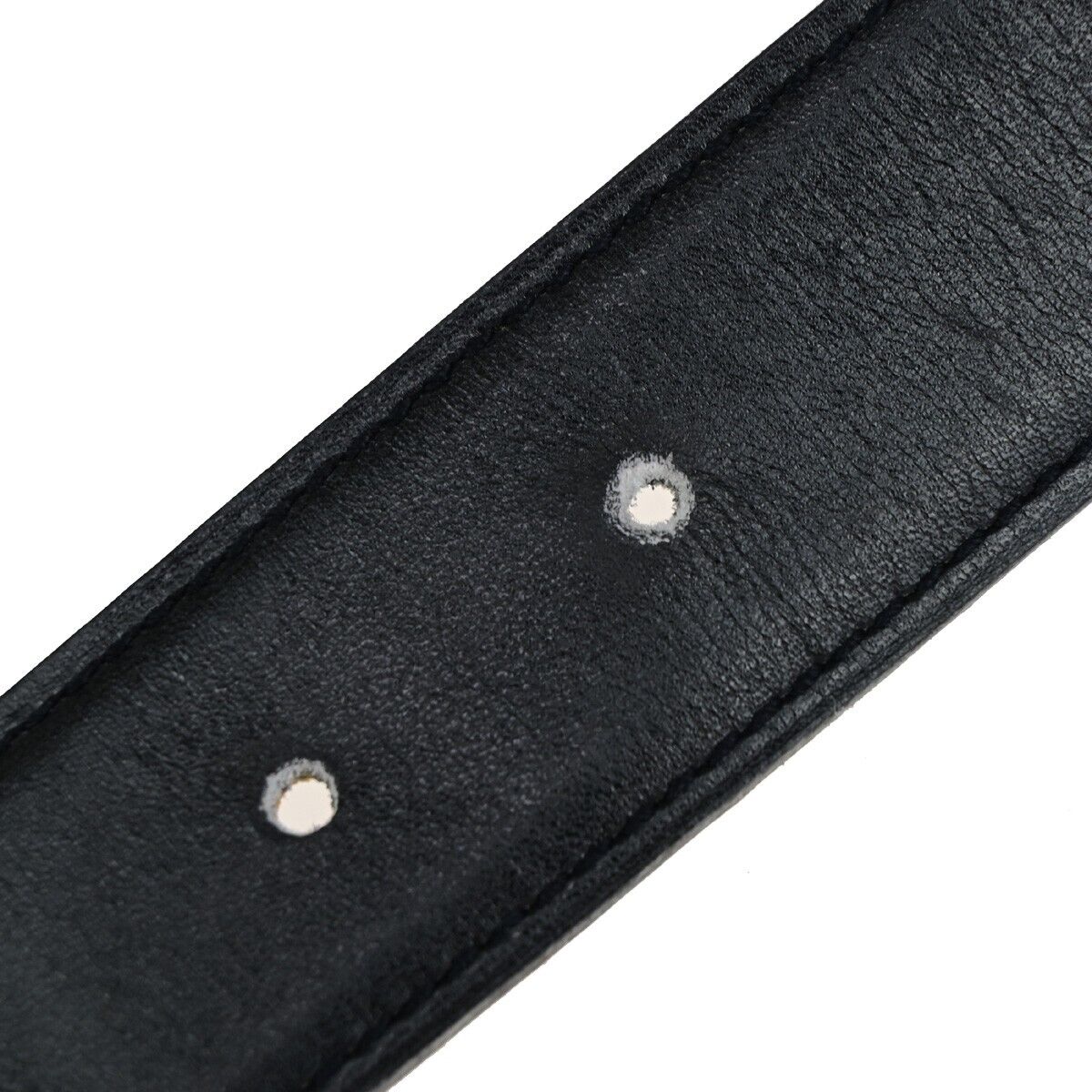 HERMES H Logo Constance Reversible Buckle Belt #70 Leather ◯Z Black GHW 83EC005