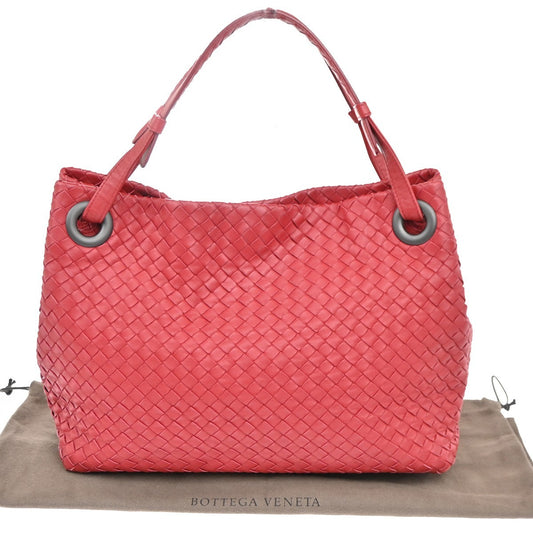 BOTTEGA VENETA Intrecciato Garda Shoulder Bag Leather Red  Italy 179320 94RL600