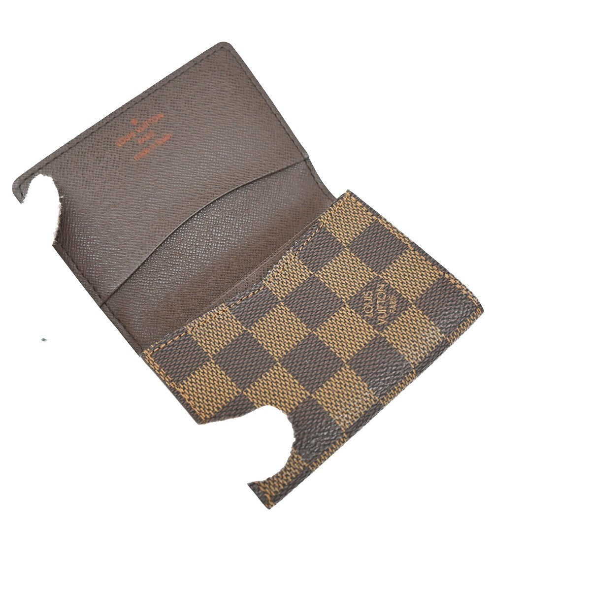 LOUIS VUITTON Carte De Vistie card Case Damier Ebene Leather BN N62920 69KP023