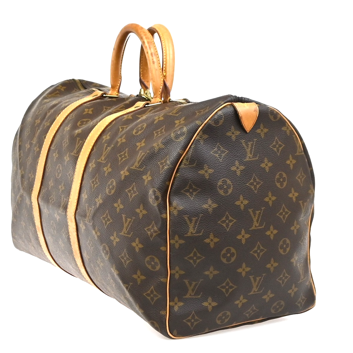 LOUIS VUITTON Keepall 50 Travel Hand Bag Monogram Leather Brown M41426 79YH910