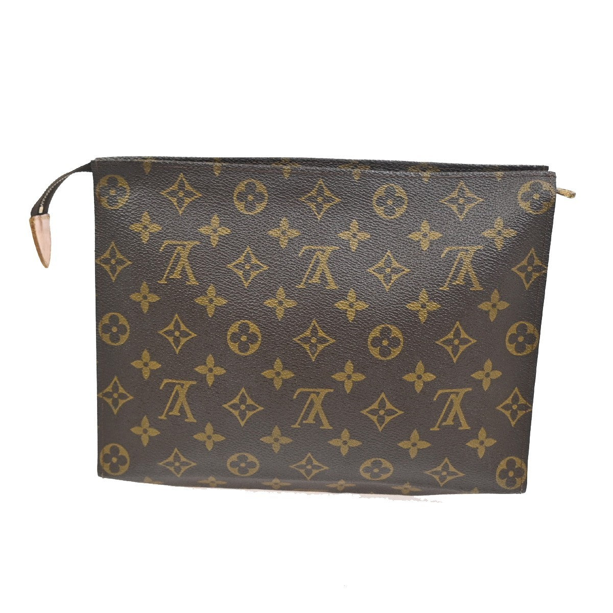 LOUIS VUITTON Poche Toilette 26 Clutch Pouch Bag Monogram Leather M47542 69ZA145