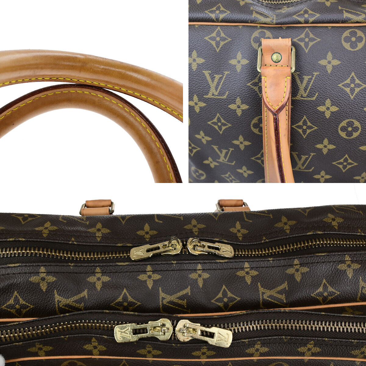 LOUIS VUITTON Sac 48 Heures Travel Hand Bag Monogram Leather BN M41383 32YG588