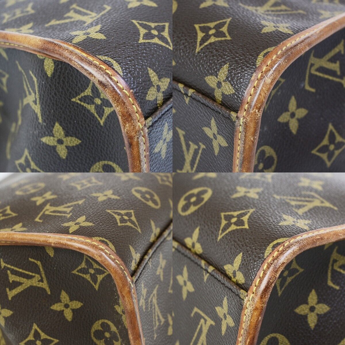 LOUIS VUITTON Beverly Hand Bag Briefcase Monogram Leather Brown M51121 81EB853