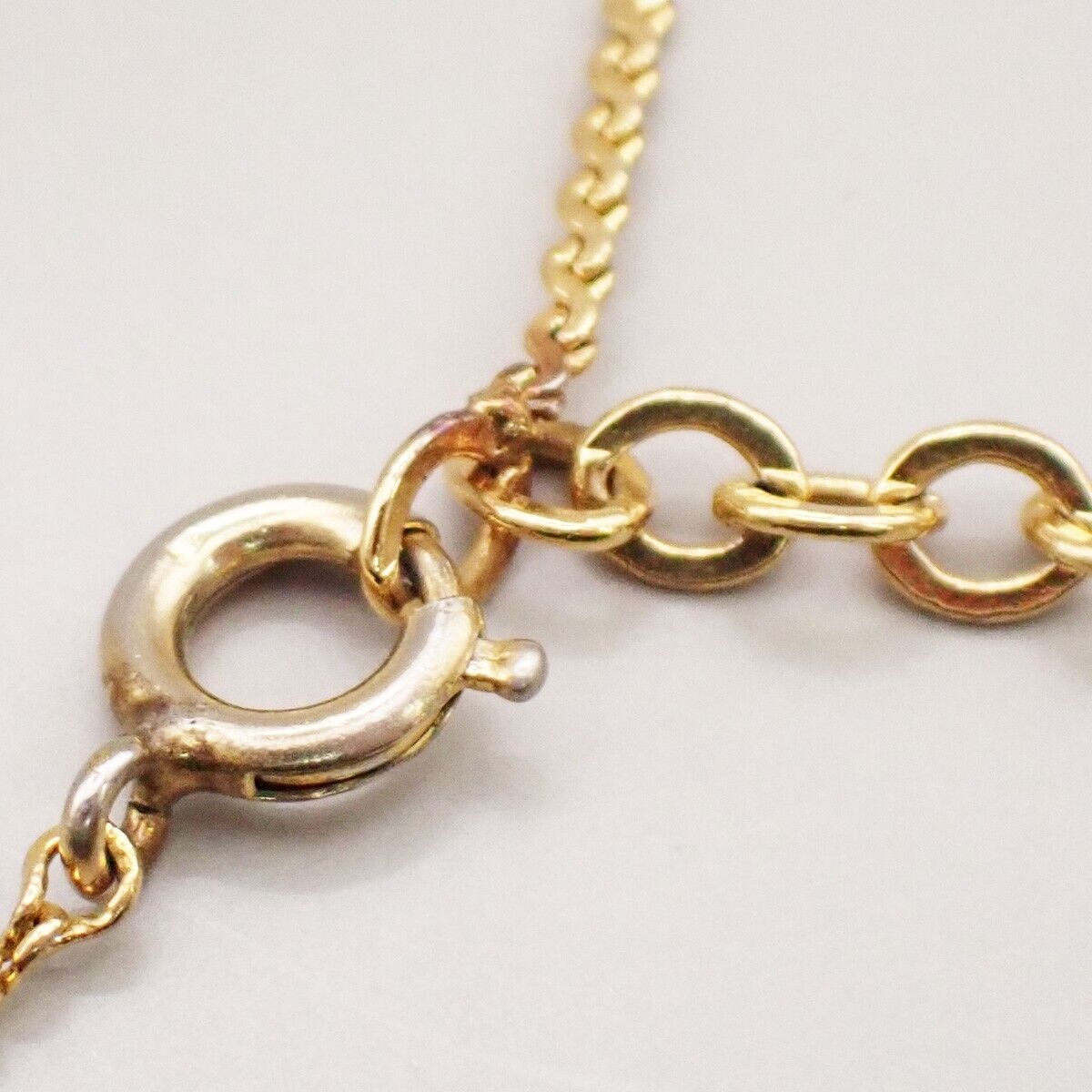 CHRISTIAN DIOR CD Logo Rhinestone Pendant Necklace Gold 02ED444