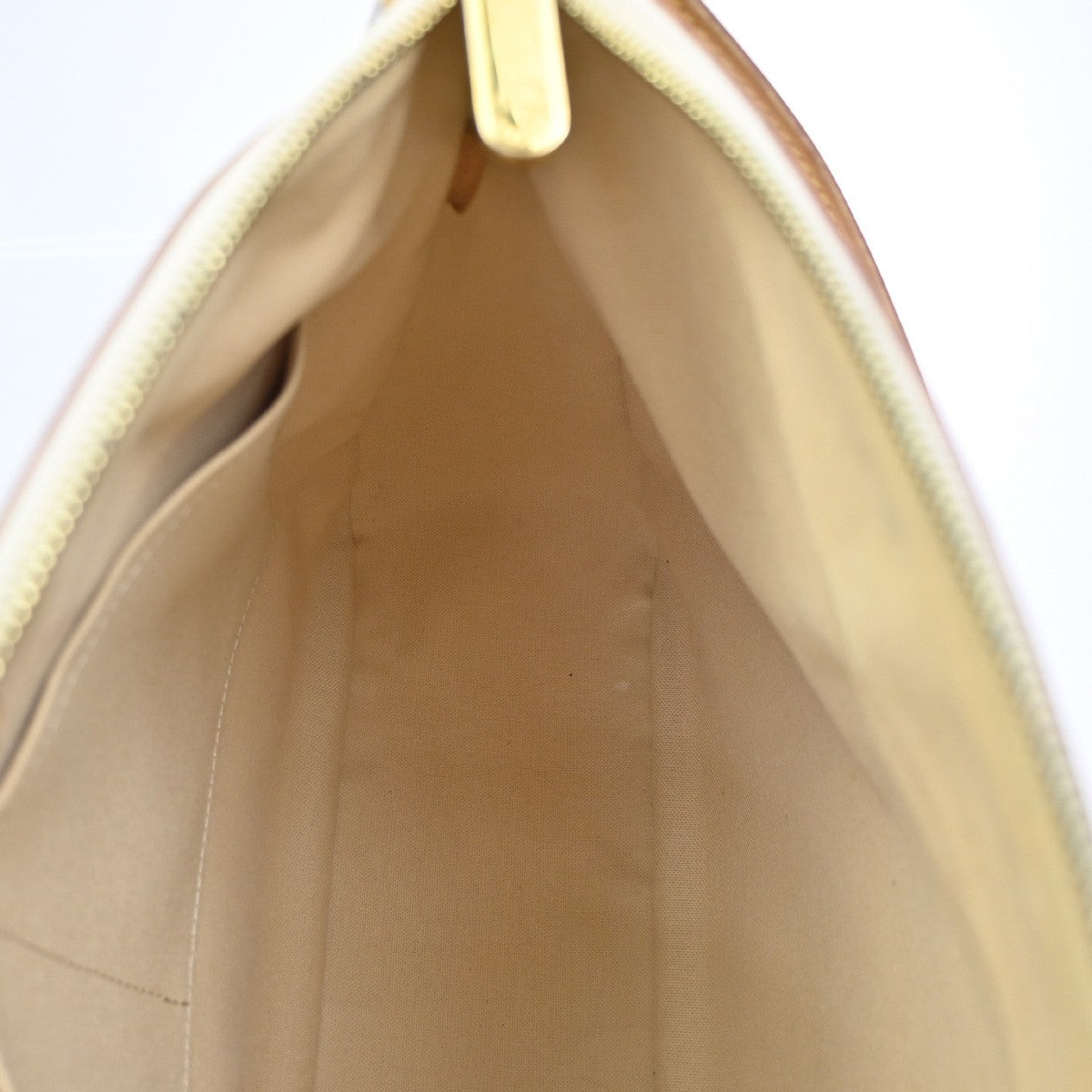 LOUIS VUITTON Siracusa MM Shoulder Bag Damier Azur Leather White N41112 95KB763