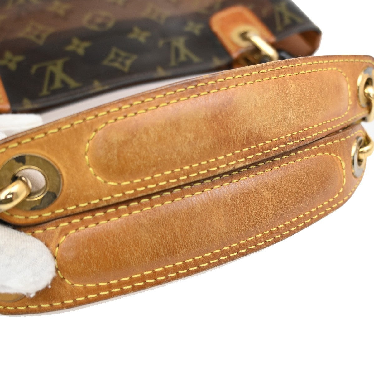 LOUIS VUITTON Cabas Ambre PM Chain Shoulder Bag Monogram Vinyl BN M92502 72KP041