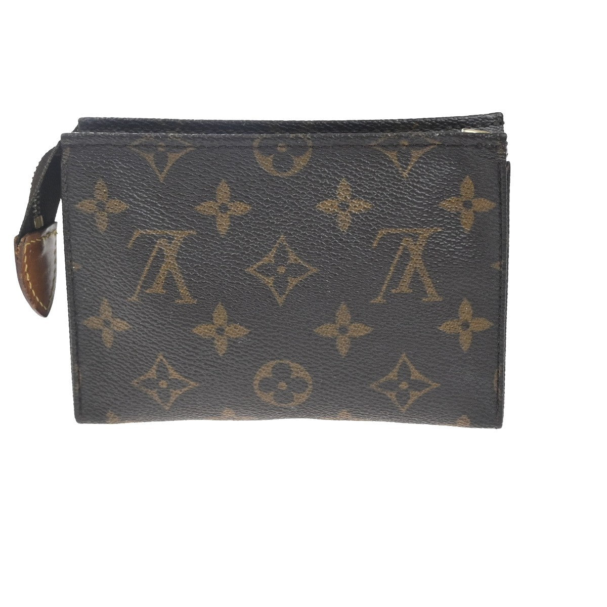 LOUIS VUITTON Poche Toilette 15 Clutch Pouch Bag Monogram Leather M47546 02KC751