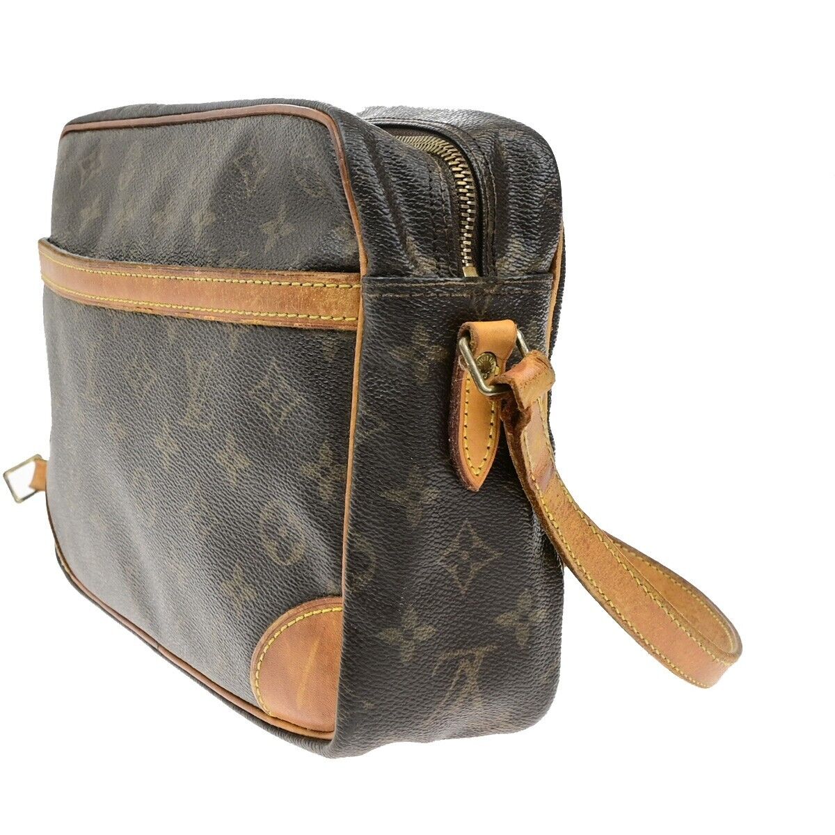 LOUIS VUITTON Trocadero 27 Shoulder Bag Monogram Leather Brown M51274 05EE009