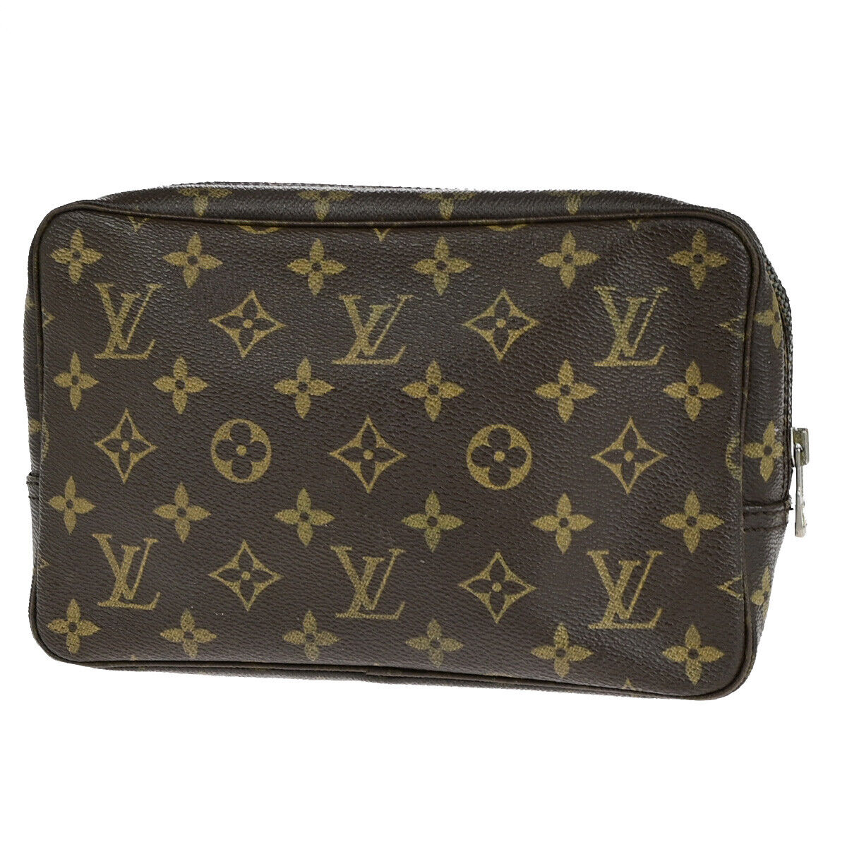 LOUIS VUITTON Trousse Toilette 23 Clutch Hand Bag Monogram Brown M47524 69SJ558