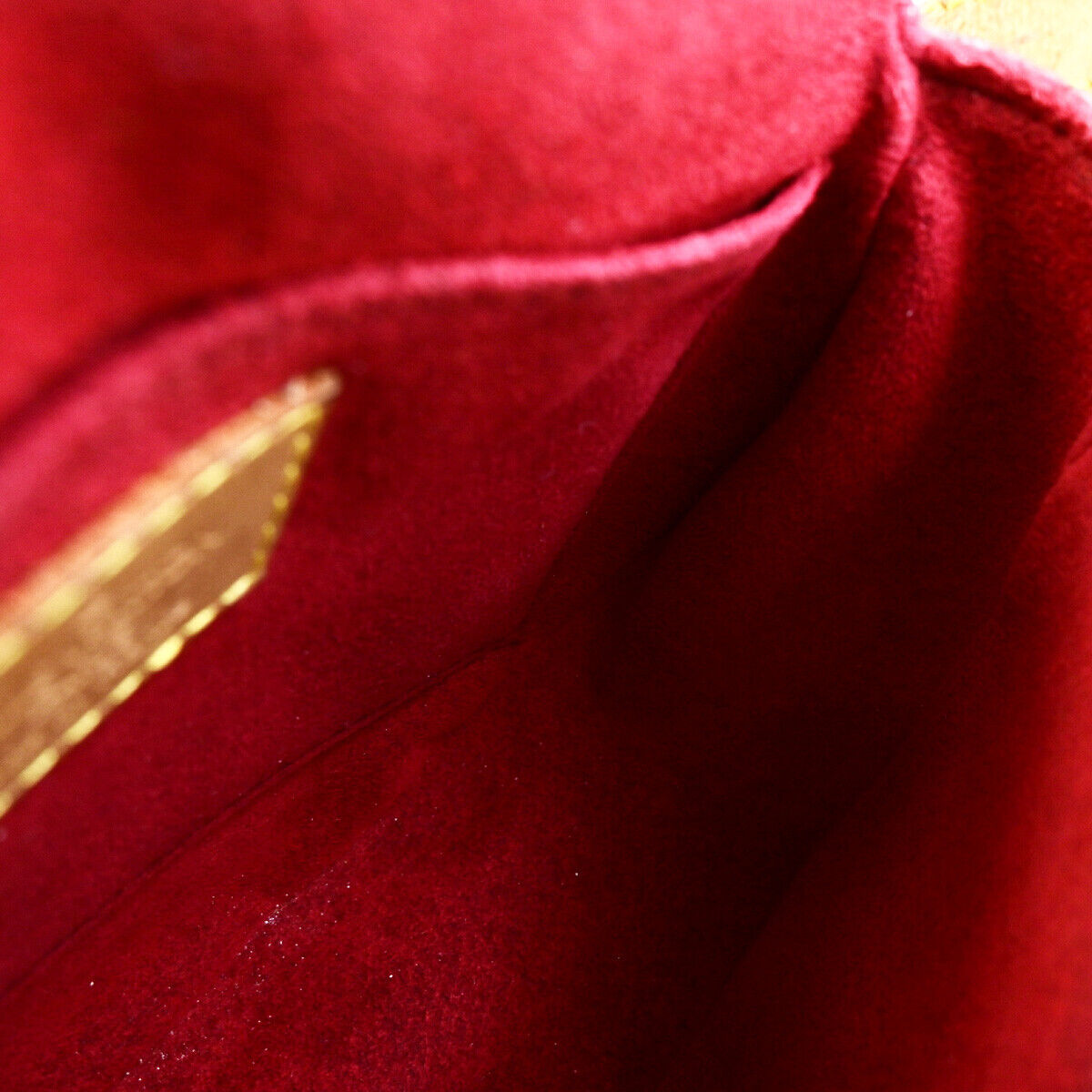 LOUIS VUITTON LV Tambourine Shoulder Bag Monogram Leather Brown M51179 87YG542