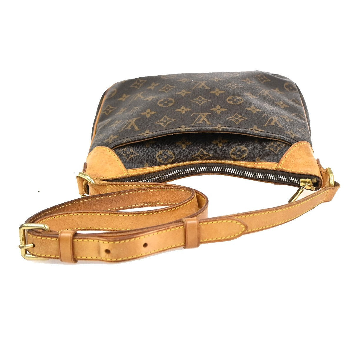 LOUIS VUITTON Odeon PM Shoulder Bag Monogram Leather Brown Spain M56390 73KC908