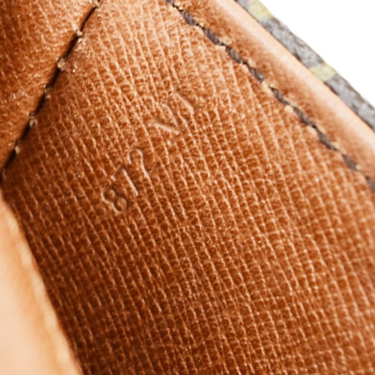 LOUIS VUITTON Chantilly PM Shoulder Bag Monogram Leather Brown M51234 35EC956
