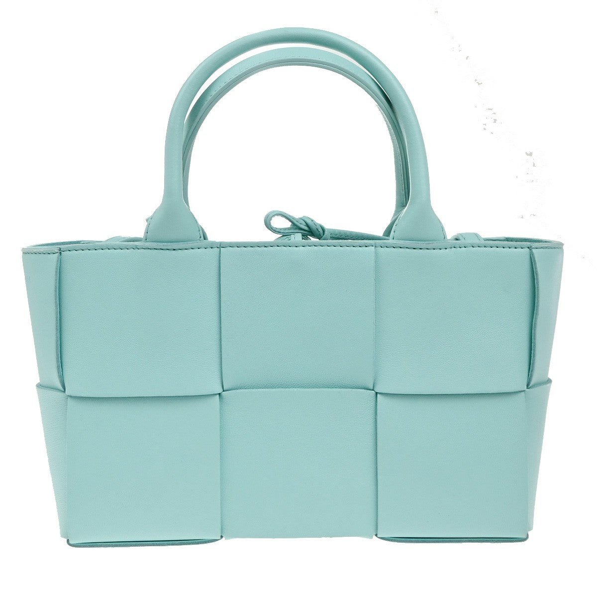 BOTTEGA VENETA Cassette Intrecciato 2Way Shoulder Hand Bag Leather Blue 620RP103