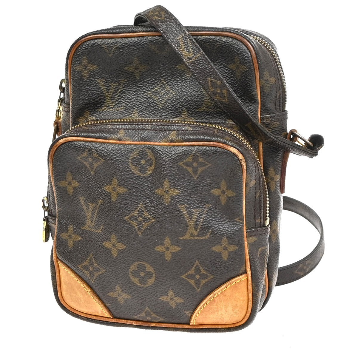 LOUIS VUITTON Amazon Crossbody Shoulder Bag Monogram Leather BN M45236 60KD088