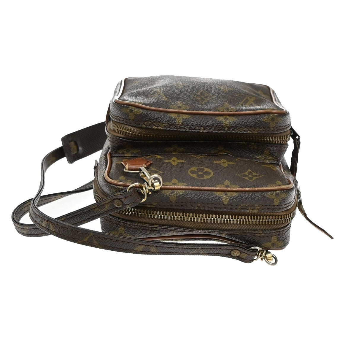 LOUIS VUITTON Mini Amazon Shoulder Bag Monogram Leather Brown M45238 36EE307